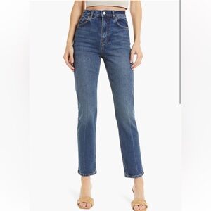 Reformation Liza High Waist Straight Leg Jeans Kasai - DC